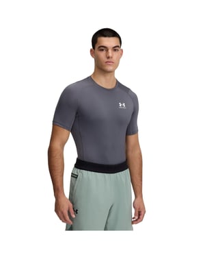 Under Armour Heren HeatGear Training T-shirt (Kasteel Rots/Wit)