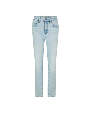 Levis Dames/Dames 721 Denim Skinny Jeans (Lichtblauw)