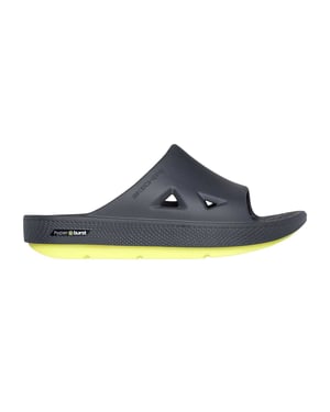 Skechers Arch Fit-slippers voor heren (Houtskool/Groen)
