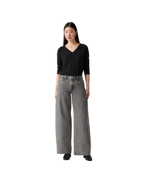 Levis Baggy jeans voor dames voor in de vrije tijd (Grijs)
