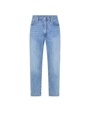 Levis Heren 555 Denim katoen Relaxed Fit Jeans (Linnen Blauw)