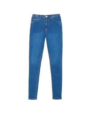Be You Katoenen denim skinny jeans voor meisjes (Blauw)