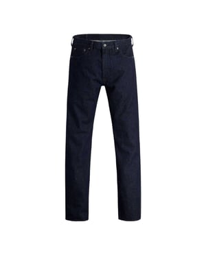 Levis Heren 5 Pockets Rechte Jeans (Zwart)