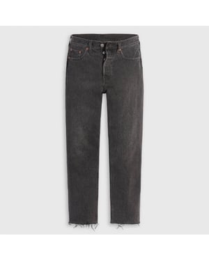 Levis Damesjeans 501 met rechte pijpen en enkellengte (Van mijn wolk af)