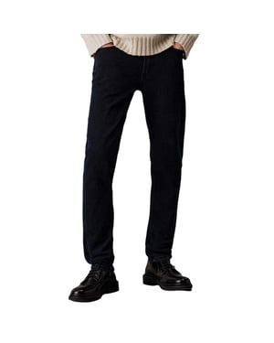 Calvin Klein Heren Tapered Jeans van gerecycled katoen (Denim)
