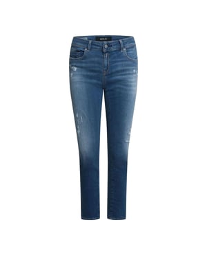 Replay Dames/Dames Slim Jeans (Blauw)