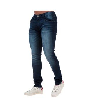 Duck and Cover Heren Maylead Slim Jeans (Donkerblauw)