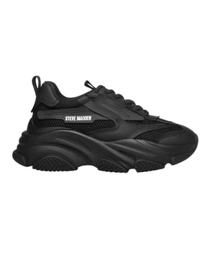 Steve Madden Possession-E sneakers met dikke plateauzool voor dames (Zwart)