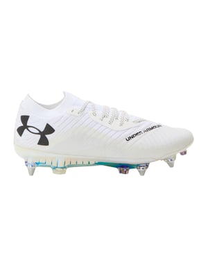 Under Armour Shadow Elite 2.0 voetbalschoenen voor heren, voor harde ondergrond (Wit)