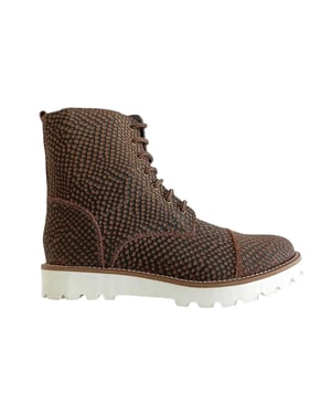 Firetrap Dames/Dames Lizzy Leren Enkellaarsjes met Zijrits (Bruin)