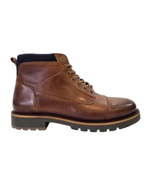 Firetrap Heren Oman Leren Laarzen (Tan)