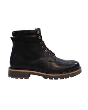 Firetrap Heren Portaal Leren Wandelschoenen (Donkerbruin)