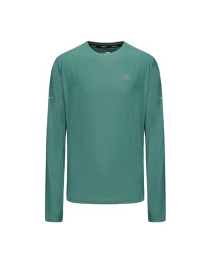 Karrimor Heren-T-shirt met lange mouwen en reflecterende details (Sparrengroen)