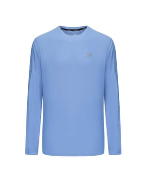 Karrimor Heren-T-shirt met lange mouwen en reflecterende details (Gedurfd blauw)