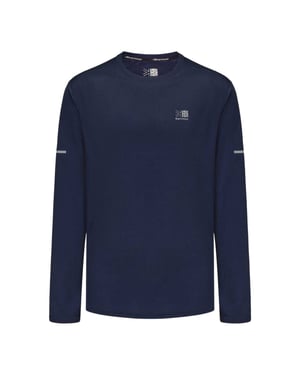 Karrimor Heren-T-shirt met lange mouwen en reflecterende details (Marine)