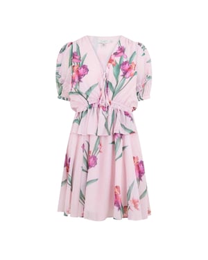 Ted Baker Dames/Dames Geweven A-lijn Mini Jurk (Roze)