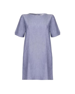 Yumi Dames/dames Chambray Tuniekjurk (Lichtblauw)
