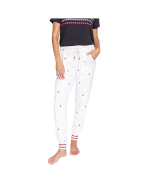 PJ Salvage Dames/Dames Heart Comfort Pyjamabroek (Gebroken wit)