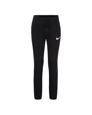 Nike Kinder/Kinder Fleece Swoosh Joggingbroek (Zwart)