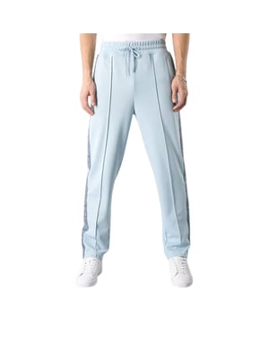 Pretty Green Paisley-trainingsbroek voor heren (Lichtblauw)