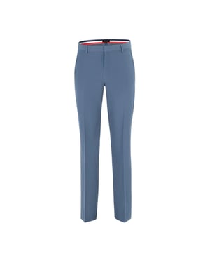 Donnay Performance antibacteriële formele herenbroek (Blauw)
