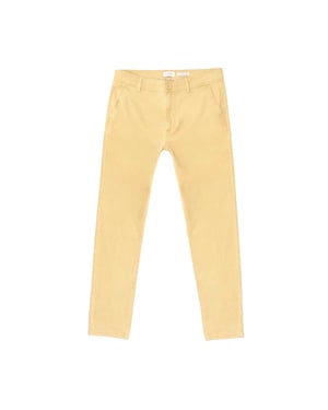 SoulCal Heren Chinos in katoenmix (Donker zand)