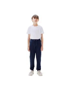 Name It Sweatbroek met zijstreep voor kinderen (Blauw)