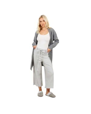 Brave Soul Dames/Dames Relaxed Broek Met Wijde Pijpen (Grijze Mergel)