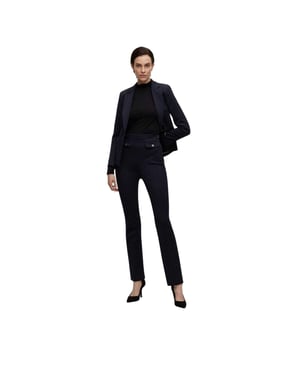 Hugo Boss Dames/Dames Slim Broek (Donkerblauw)