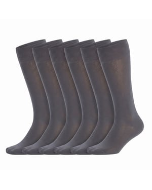 6 Paar Heren Executive Sokken KL66030