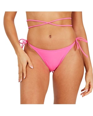 Brave Soul Dames/dames Zijwaartse Bikinibroekjes (Neonroze)