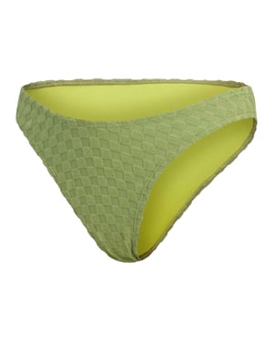 Speedo Bikinibroekjes met hoge taille van badstof voor dames (Groen)