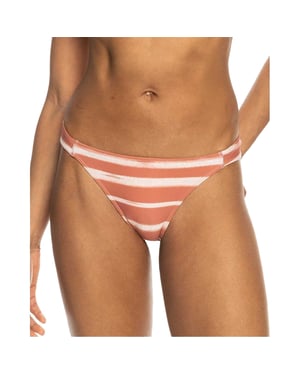 Roxy Dames/Dames Gestreept Strand Bikinibroekje met Lage Rise (Oranje)