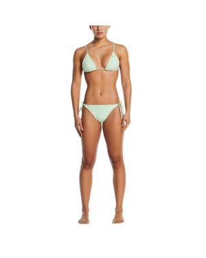 Nike Dames/Dames Bikinibroekje met reliëf (Dampgroen)
