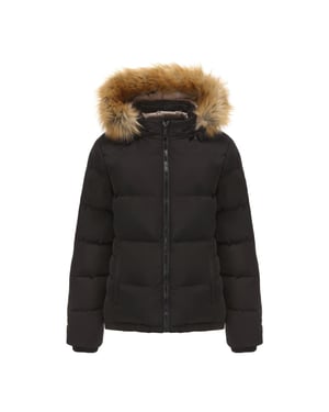 SoulCal Dames/Dames Bubble Pufferjack (Zwart)
