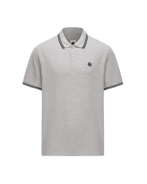 Pretty Green Heren Barton Korte Mouwen Polo Shirt (Grijs Marl)