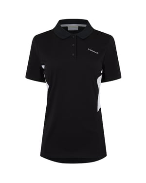 Head Dames/Dames Performance Poloshirt (Zwart)