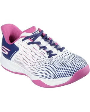 Skechers Slip-ins Relaxed Fit Viper Court Herenschoenen Wit/Marineblauw/Roze