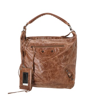 Balenciaga Arena Classic Day Bag in bruin lamsleer