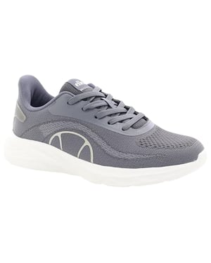 Ellesse Heren Como leren platte sportschoenen (Grijs)