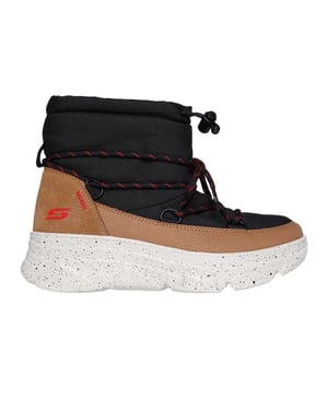 Skechers Dames Bobsmt Peak Wandelschoenen (Zwart/Natuurlijk)