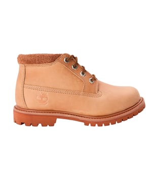 Timberland Waterdichte Nellie-chukka-laarzen van leer voor dames (Lichtrood)