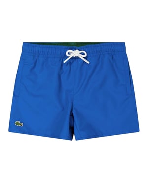 Lacoste Zwemshort voor jongens met krokodillenprint (Blauw)