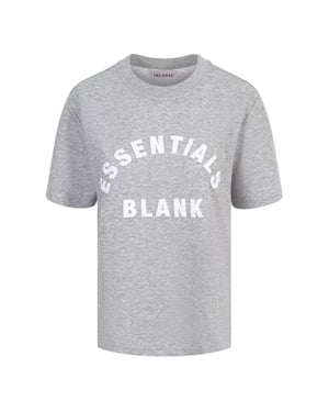 Blank Essentials Dames/Dames Oversized Vriend T-shirt (Grijs Marl Marl)