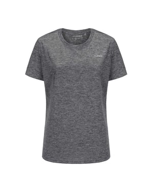 USA Pro Dames/Dames Tech C Polyester T-Shirt (Houtskool)