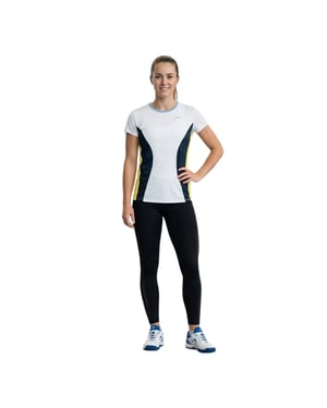 Head Dames Mia Gedrukt Korte Mouwen T-Shirt (Wit)