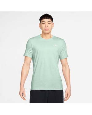 Nike Heren Club T-Shirt (Lichtgroen)