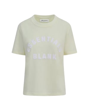 Blank Essentials Dames/Dames Oversized Vriend T-shirt (Lichtgeel)