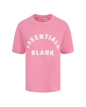 Blank Essentials Dames/Dames Oversized Vriend T-shirt (Pop Roze)