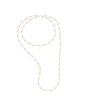 OPERA zoetwater parel 7-8mm veelkleurige lengte 120 cm